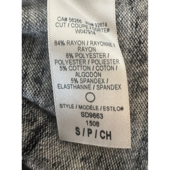 2/$30 Splendid Small Gray Long Sleeve Bodycon Dress Rayon Polyester Blend - Picture 11 of 16